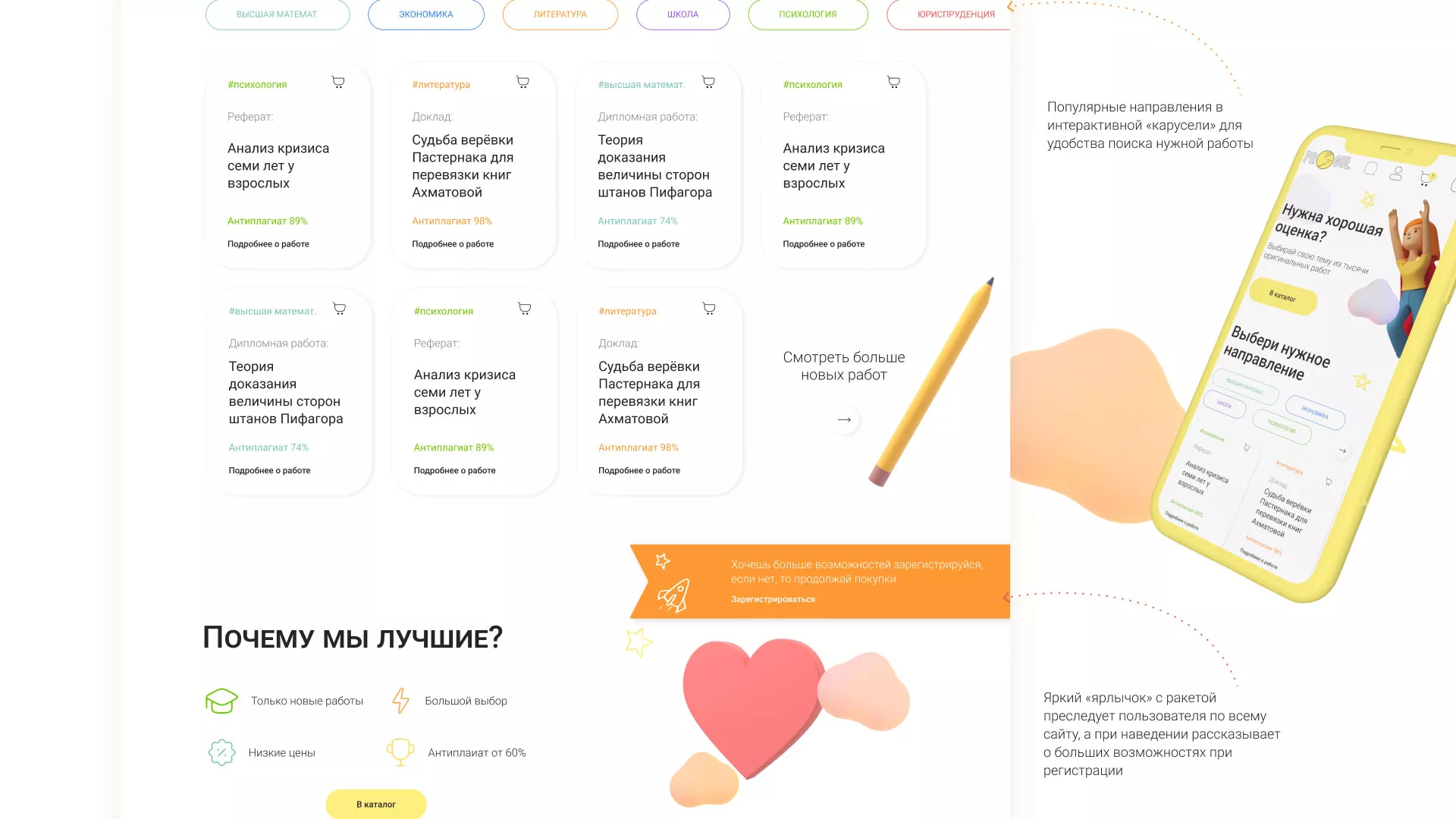 Создание онлайн-сервиса в Щелково по рефератам и курсовым работам